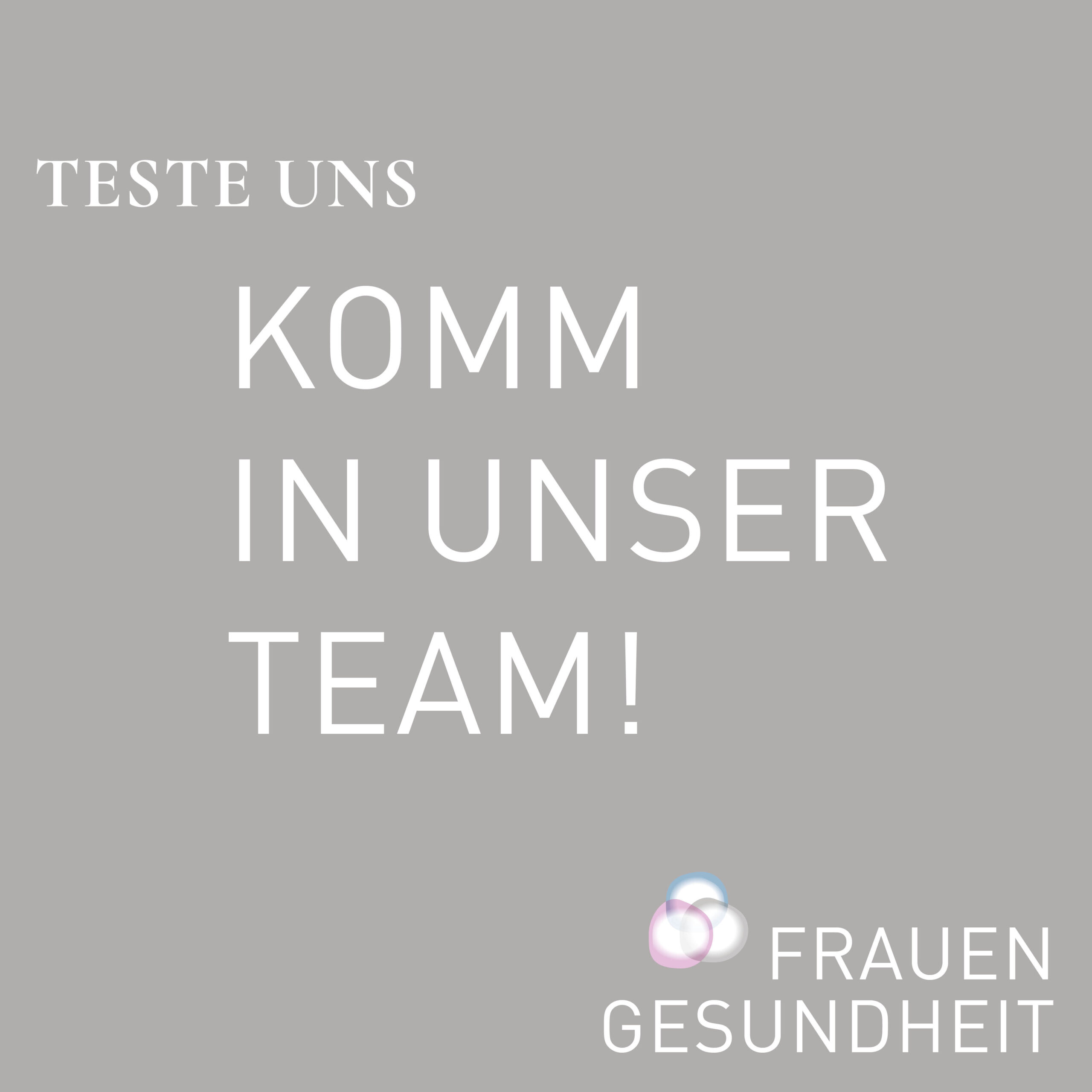 Komm in unser Team